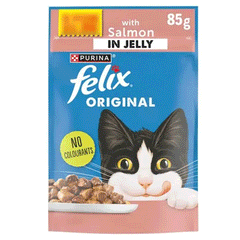 Felix Original With Salmon In Jelly 85g