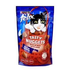 Felix Tasty Nuggets Rich In Beef With Lamb Cat Food 50