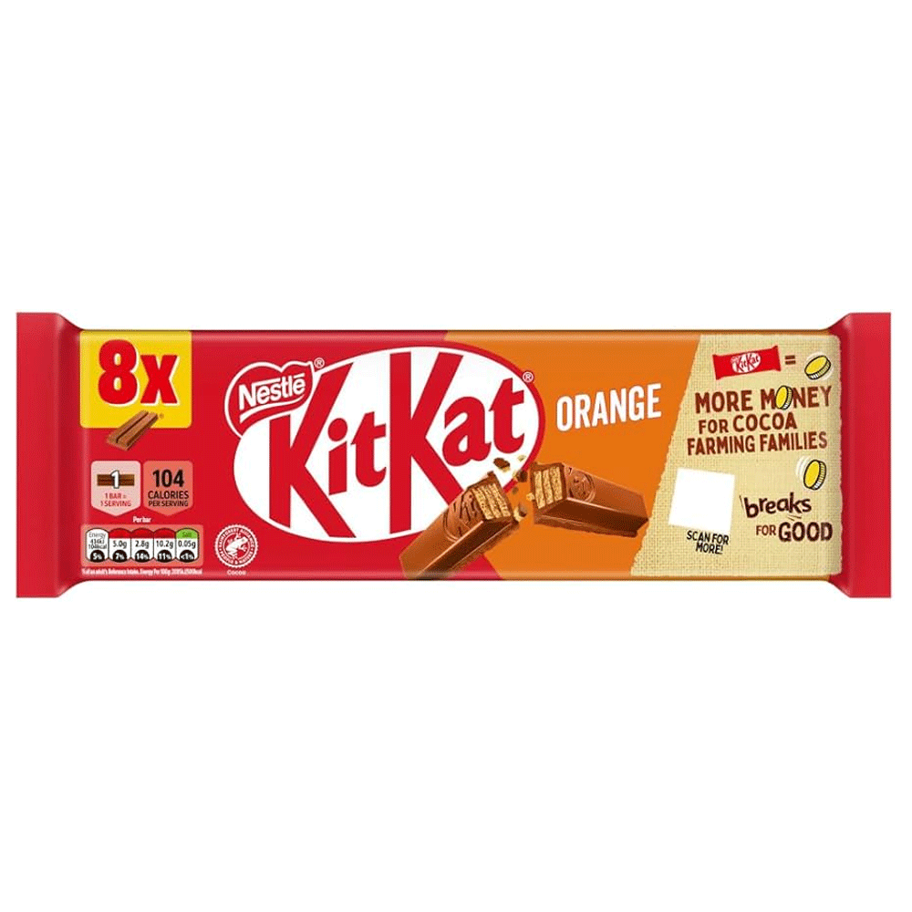 Nestle Kit Kat Orange Chocolate 8x20.7g=165.6g