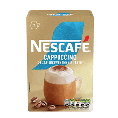 Nescafe Cappuccino Decaf Unsweetened Taste 7`s