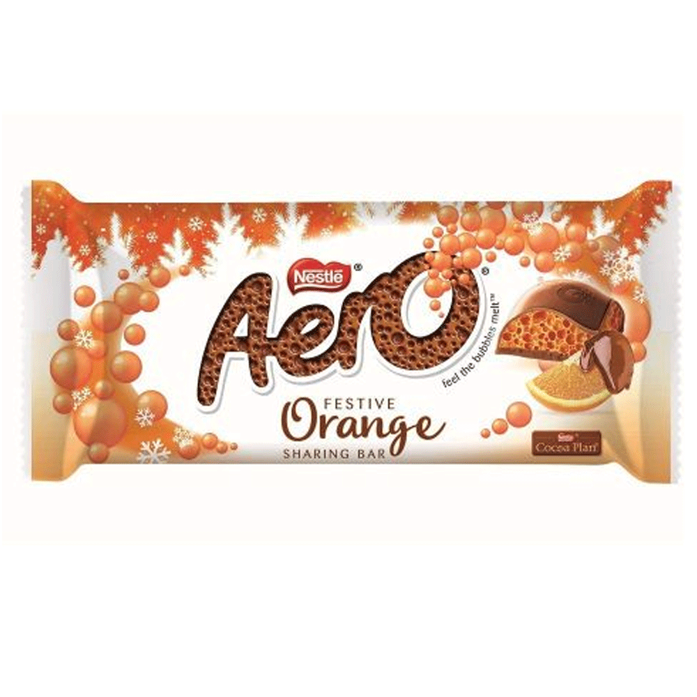 Nestle Aero Orange Chocolate 90g