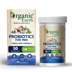 Organic Earth Probiotic For Men 50 Billion Cfu Veg Cap 30s