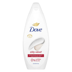 Dove Silky Velvet Gently Cleanses Body Wash 450ml