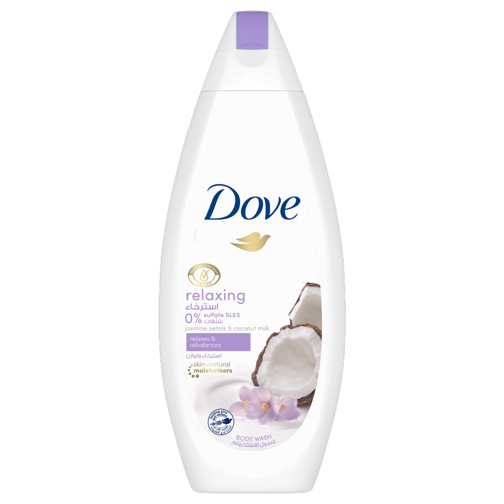Dove Relaxing Jasmine & Coconut Milk Body Wash 450ml