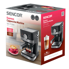 Sencor Espresso Cappuccino Machine Ses 1721Bk