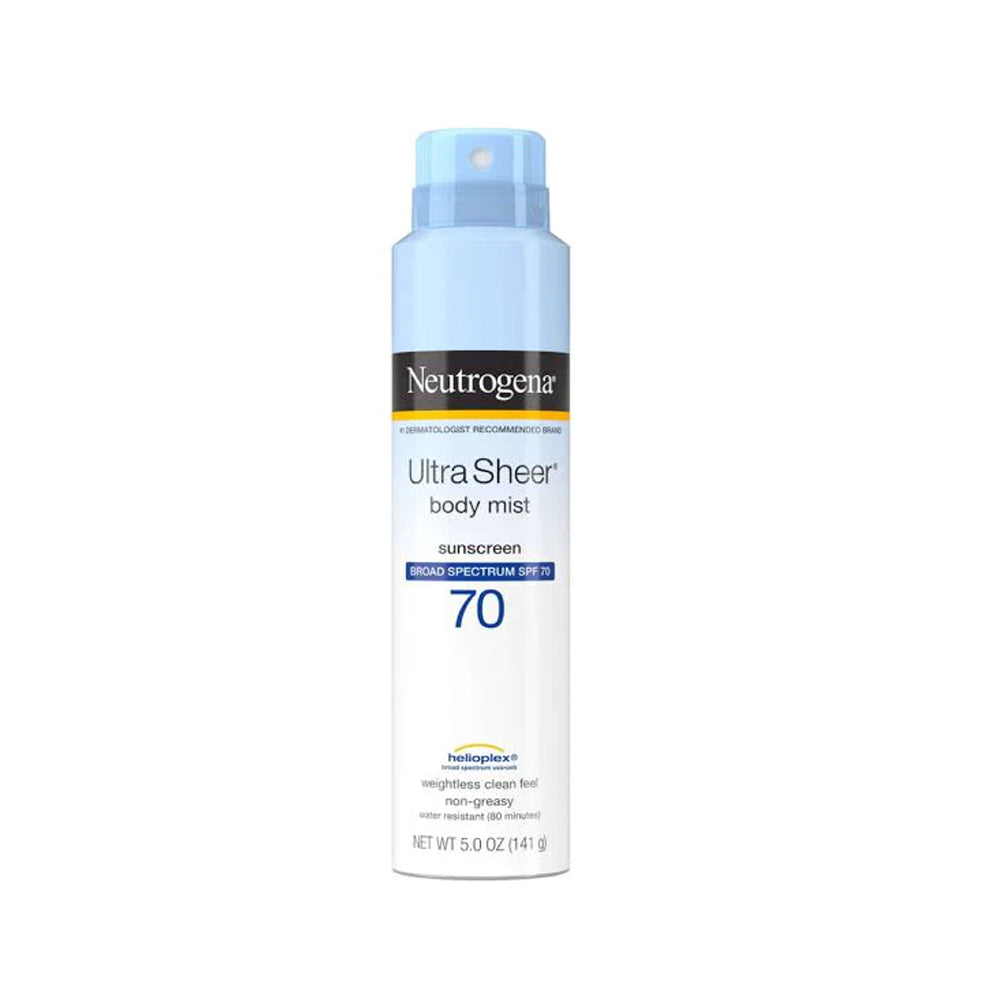 Neutrogena Ultra Sheer Body Mist 70 Sunscreen 141g