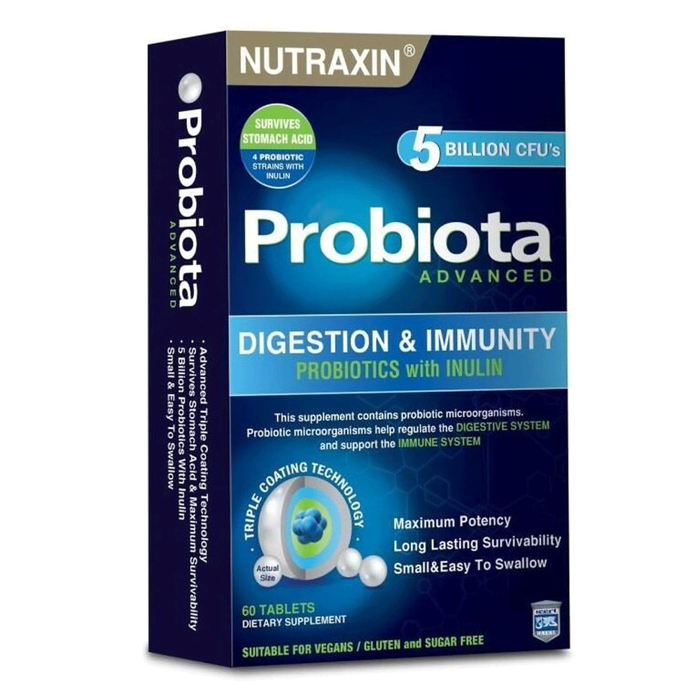 Nutraxin Probiota Advanced 5 Billion Tab 60s
