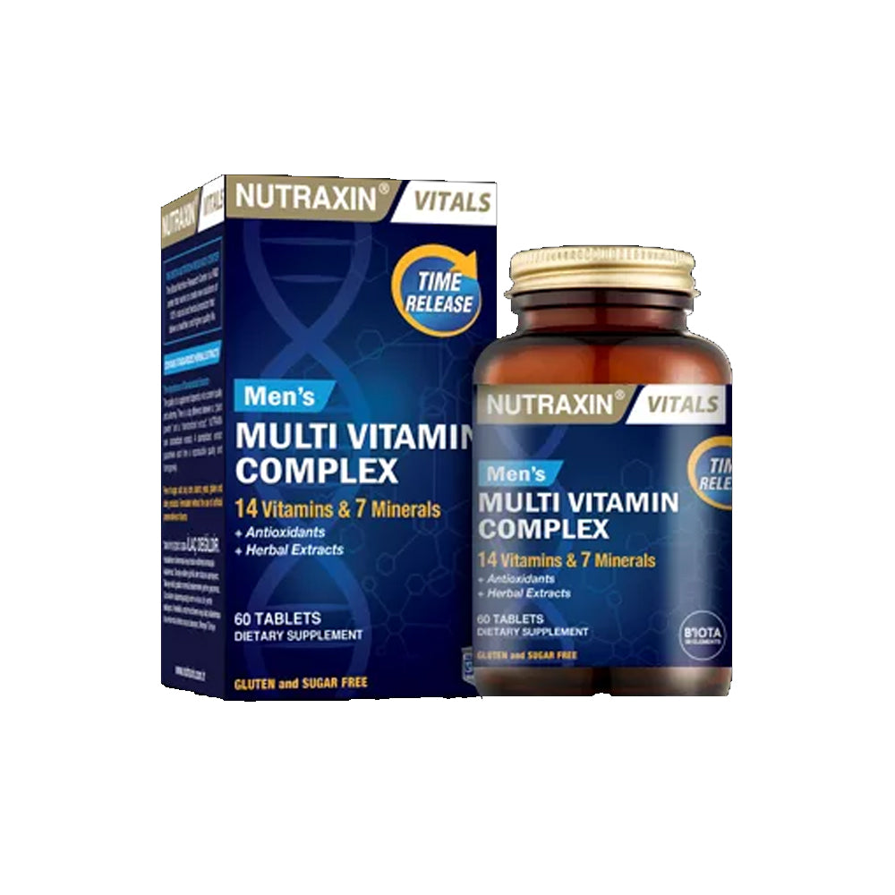 Nutraxin Mens Multi Vitamin Complex 60 Tab