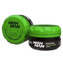 Nishman Hair Styling M2 Mattle Clay Wax 100ml