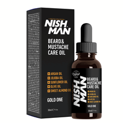 Nish Man Beard & Mustache Care Oil 30ml