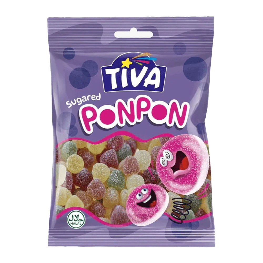 Tiva Sugared Pon Pon Jelly 80g