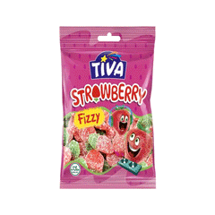 Tiva Strawberry Fizzy Jelly 80g