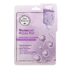 Bee Beauty Niasinamid+Cinko PCA Serum Sheet Face Mask 25ml