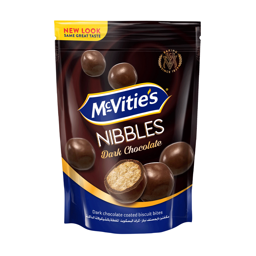Mcvities Digestive Nibbles Double Dark Chocolate 120g