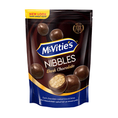 Mcvities Digestive Nibbles Double Dark Chocolate 120g