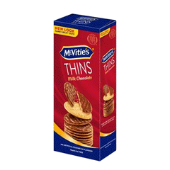 Mcvities Digestive Thins Milk Chocolate 150g