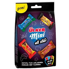 Ulker Mini All Star Chocolate Pouch 91g