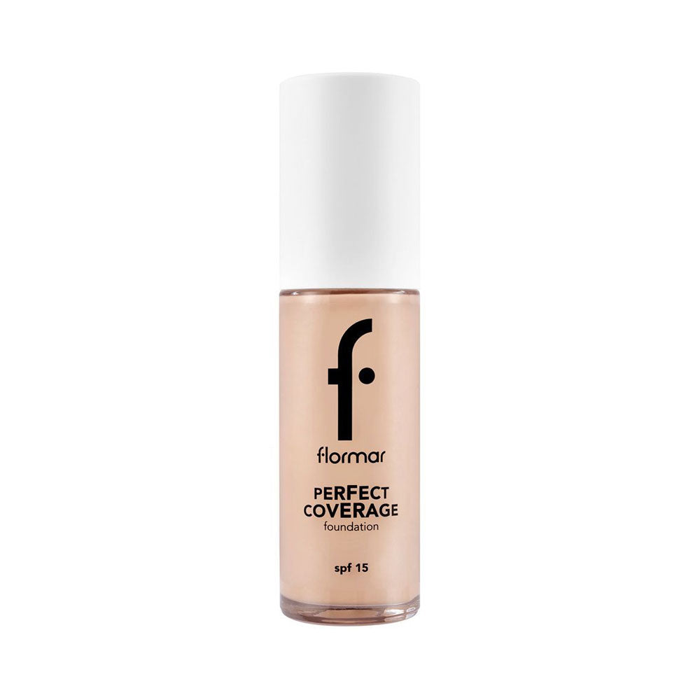 Flormar Perfect Coverage Foundation Spf 15 105 Porcelain Ivory 30ml