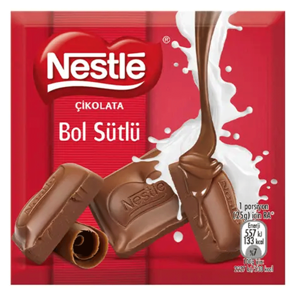 Nestle Cikolata Bol Sutlu Chocolate 60g