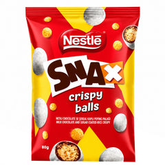 Nestle Snax Milk Chocolate & Sugar Coated Rice Crispy Ball 80g