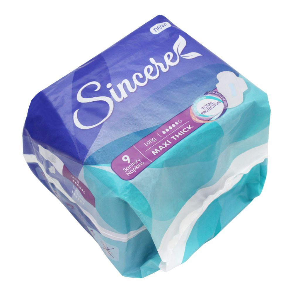 Sincere Maxi Thick Long Sanitary Pad 9`s