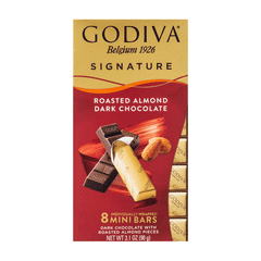 Godiva Signature Roasted Almond Dark Chocolate 90gm