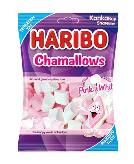 Haribo Pink & White Chamallows 70g