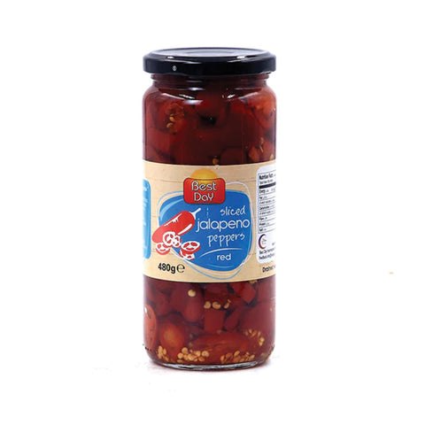 Best Day Red Sliced Jalapeno Peppers 480g
