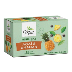 Mest Yesil Cay Acai & Ananas Tea Bags 40g