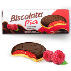 Biscolata Pia Raspberry Biscuits 100g