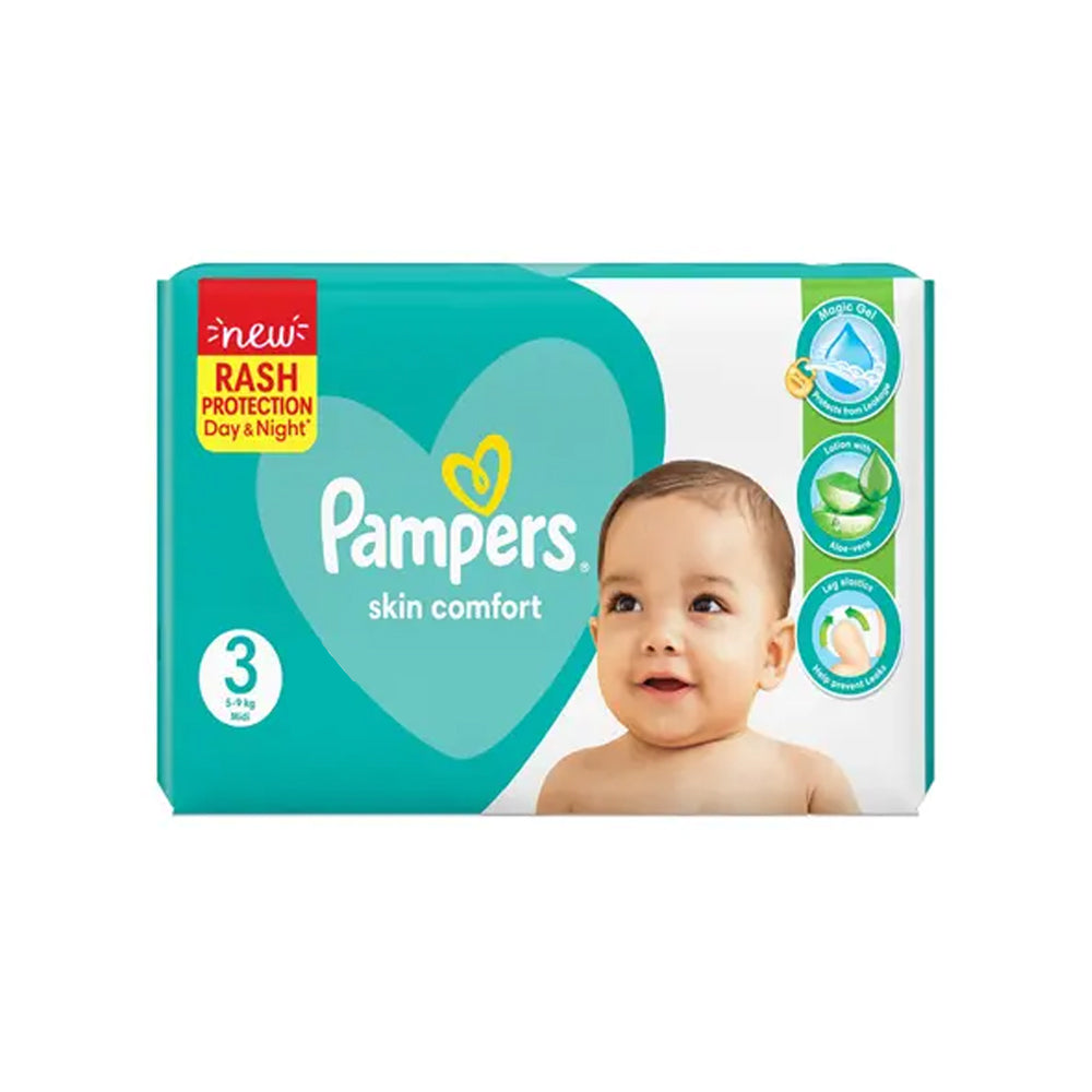 Pampers Skin Comfort Diapers 3 28s