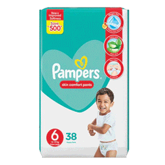 Pampers Skin Comfort Pants Extra Large 38s
