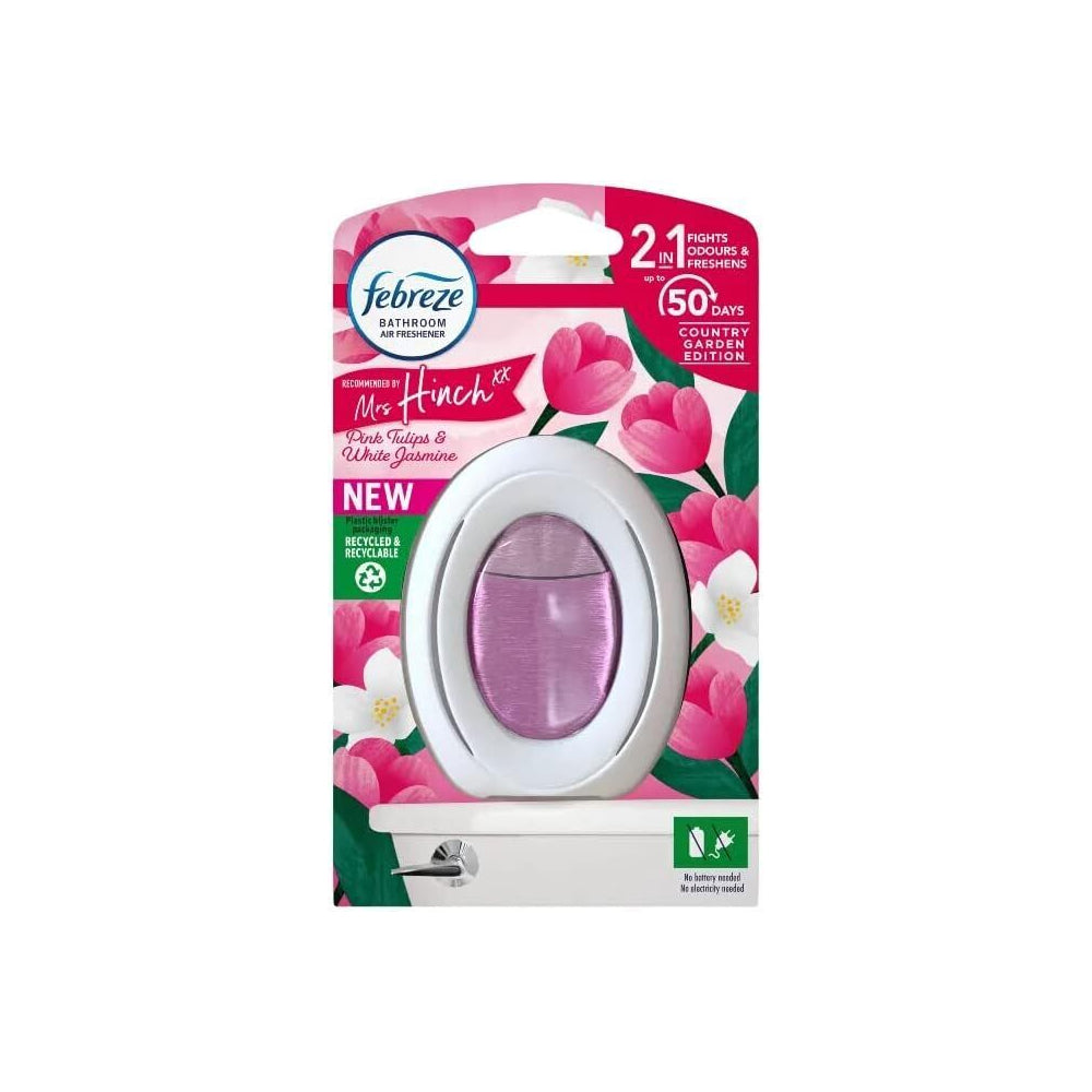 Febreze Bathroom Air Freshener Pink Tulips & White Jasmine 7.5ml