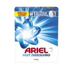 Ariel Blue Fast Dissolving Washing Powder 2.5kg