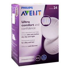 Philips Avent Disposable Breast Pads 24s Scf254/24