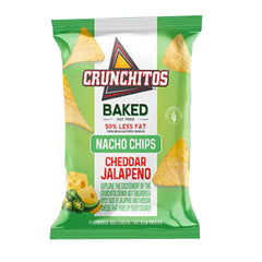 Crunchitos Baked Cheddar Jalapeno Nacho Chips 32+2g