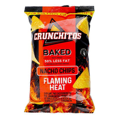 Crunchitos Baked Flaming Heat Nacho Chips 75+2g