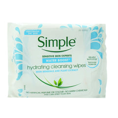 Simple Hydrating Cleansing Wipes 25s