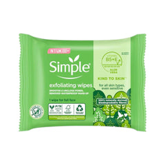Simple Exfoliating Wipes 20s