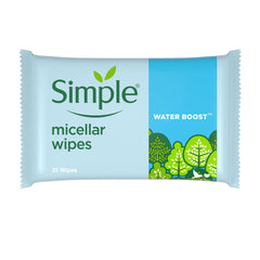 Simple Micellar Water Boost Removes Make-Up Wipes 20`s