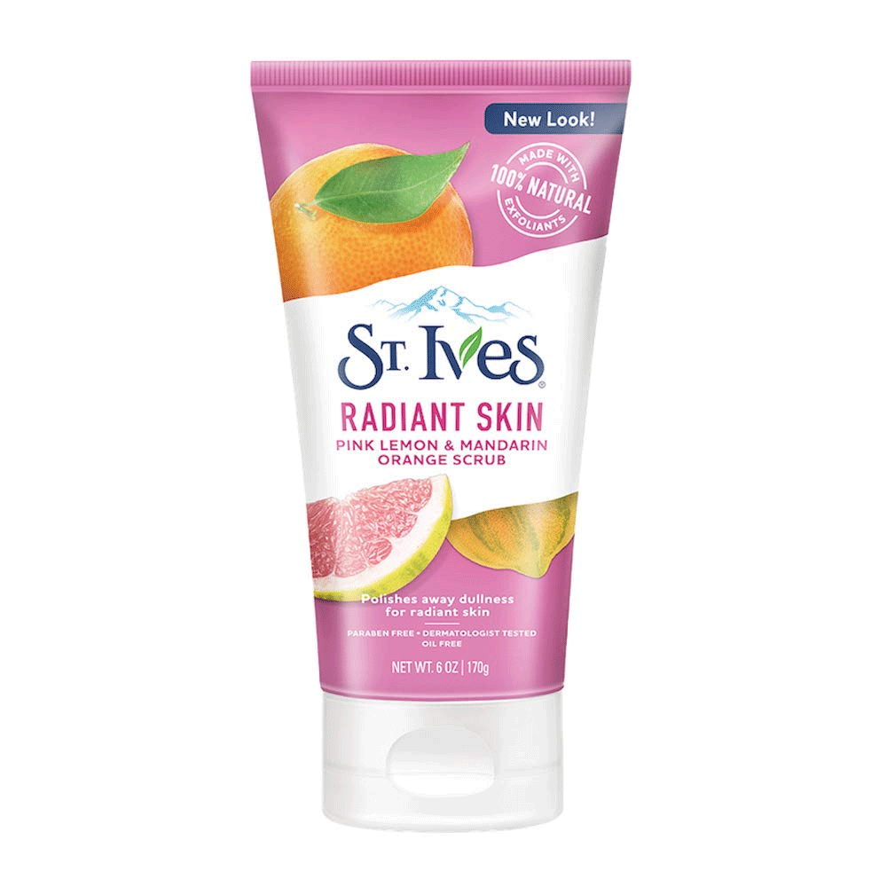 St.lves Radiant Skin Pink Lemon & Mandarin Scrub 150ml