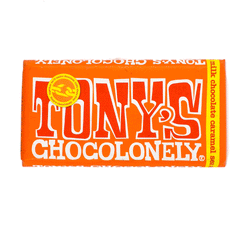 Tonys Milk Caramel Sea Salt Chocolate 180g