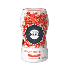 Nezo Iodized Table Salt Extra Fine 125g