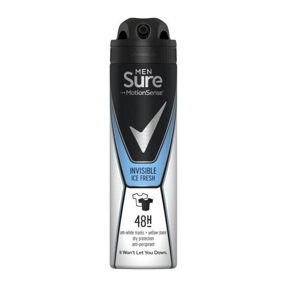 Sure Men Invisible Ice Fresh Body Spray 150ml