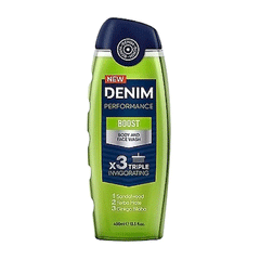 Denim Performance Boost Body And Face Wash 400ml