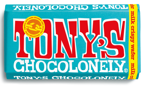 Tonys Milk Crispy Wafer Chocolate 180gm