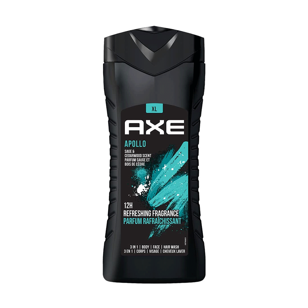 Axe Apollo Xl 3in1 Shower Gel 500ml