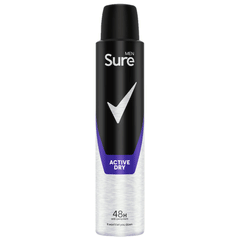 Sure Men Active Dry Body Spray 200ml