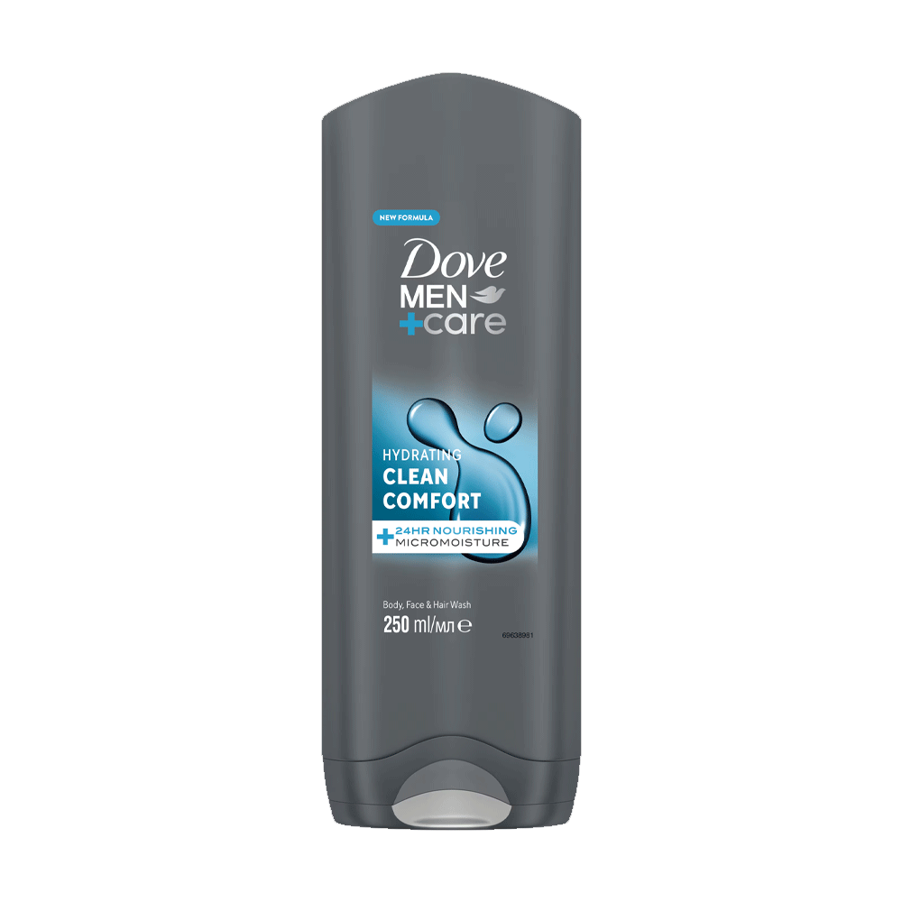 Dove Men+Care Hydrating Clean Comfort Body Wash 250ml