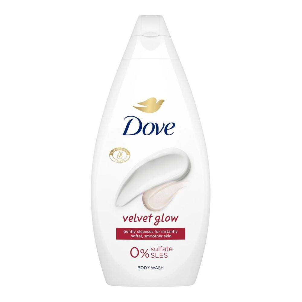 Dove Velvet Glow Gently Cleanses Body Wash 450ml